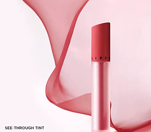 JUNG SAEM MOOL LIP-PRESSION See-Through Tint 0.14 Fl Oz, Soft Blurred Velvet Tint with Lightweight Long lasting Hydration, Seamless Fit Texture, Mood Tone Color, Korean Lip Makeup (EVENING LACE)