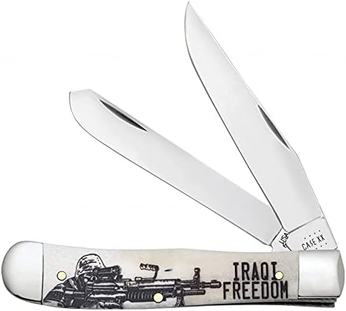 Case Cutlery CA50954: Iraqi Freedom Trapper Nat Bone