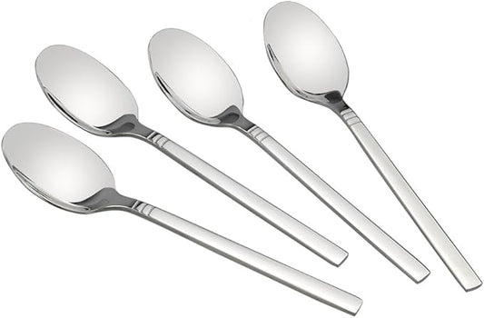 12-Piece Stainless Steel Teaspoon Dessert Spoons
