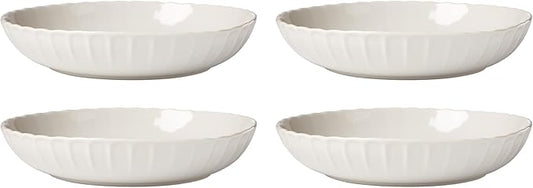 Lenox 897275 French Perle Groove Dinner Bowls, Set of 4