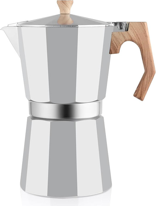 wedrink 12 Cup Stovetop Espresso Maker Aluminium Moka Pot Percolator