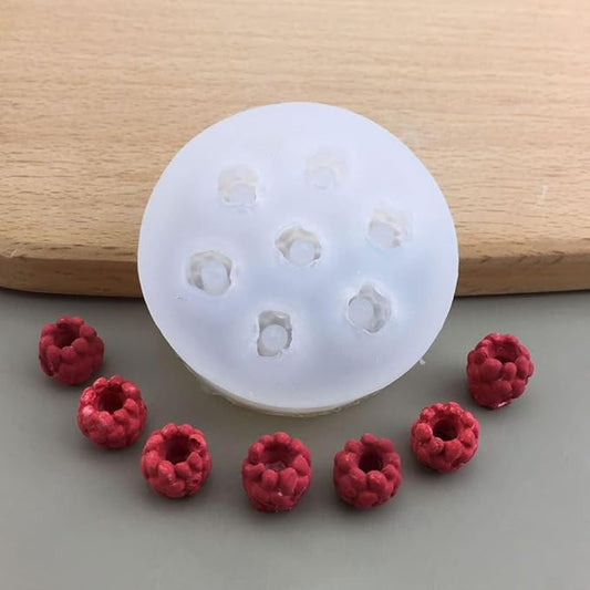 White Molds for Cupcakes Topper Decorating Blueberry Raspberry Icecube Silicone Molds, Fondant Cake Decorating,Baking Tools, Chocolate Candy Making Mold Pastry and Baking