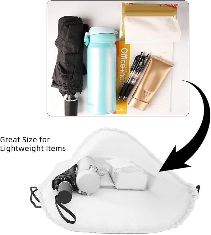 GoodtoU Drawstring Bags Bulk, 40 Pcs Draw String Bags Cinch Bag Drawstring Gym Bag Sackpack Drawstring Backpack for Women Men, White