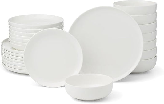Oneida 899205 24 Seven White 24-Piece Dinnerware Set, Service For 8