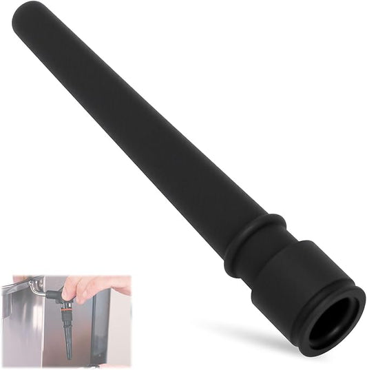 Steam Nozzle 5313259991 Coffee Machine Lower Tube - Fits for De'Longhi Espresso Coffee Maker Milk Foam Spout 1 Hole Silicone Milk Foam Spout Replacement Suitable for Cafe Milk Tea Shop Families to Use