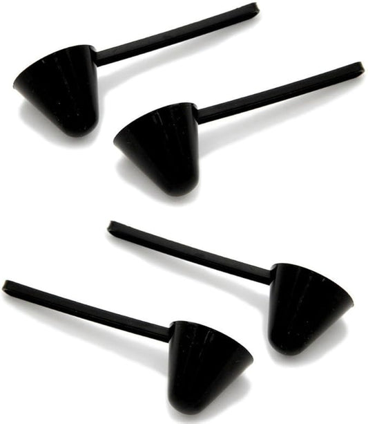 Chef Craft 4 Piece Perfect Coffee Measuring Spoon Scoop, Black