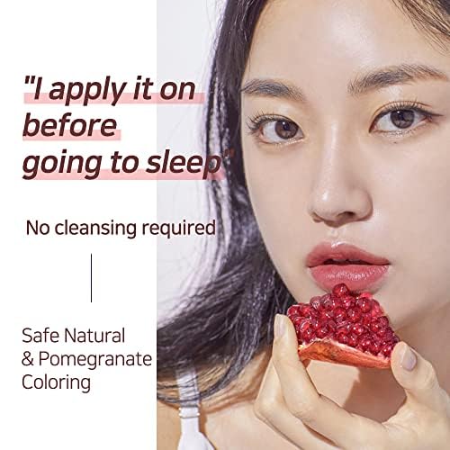 Lux Triple Lip Cure Balm (0.17 oz) 4 million units sold in Korea, Natural Tinted Korean Lip Balm, Petroleum/Paraben Free, Lip Butter,lip balm hydrating,tinted moisturizer (RABBIT ROSE (Berry Pink))