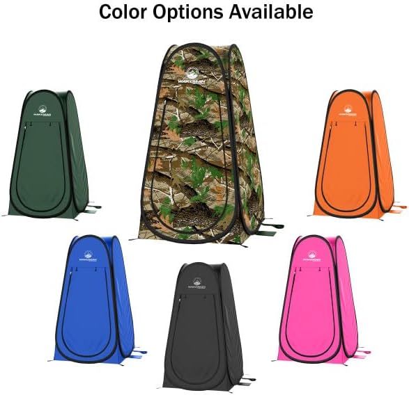 Pop Up Pod - Privacy Shower Tent, Dressing Room, or Portable Toilet Stall with Carry Bag