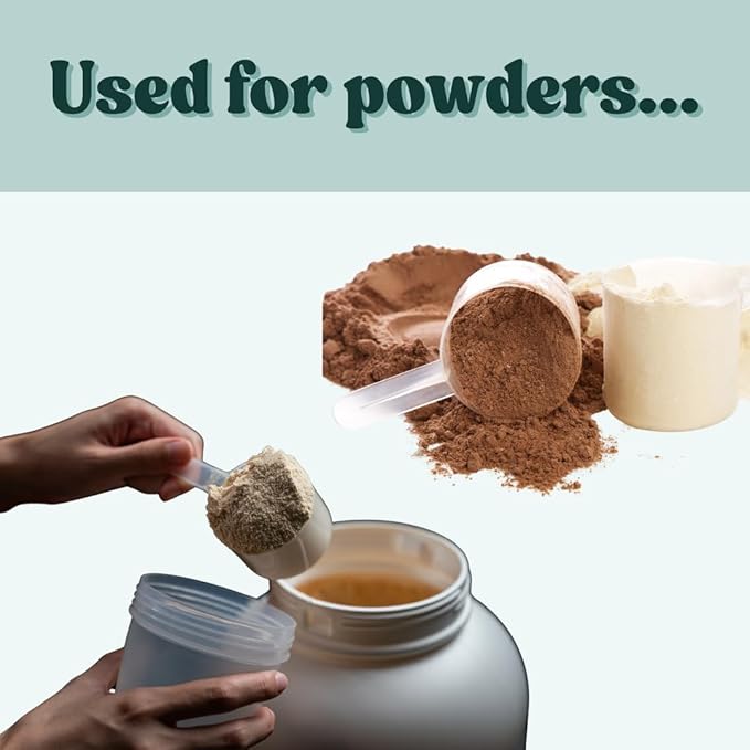 63 mL (63 CC | 2.13 Oz.) Long Handle Scoop for Measuring Coffee, Pet Food, Grains, Protein, Spices and Other Dry Goods (Pack of 10)