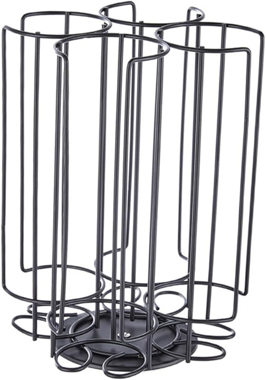 1pc Rotating Coffee Capsule Organizer Rack Carousel Stand for Storage Holds Coffee