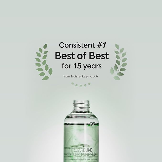 TROIAREUKE H+ Cocktail Ampoule Toner (2.37 Fl. Oz., Green)