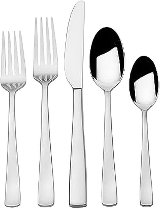 Mikasa Barrett 18.10 45 Piece Stainless Steel Cutlery Set, Service For 8