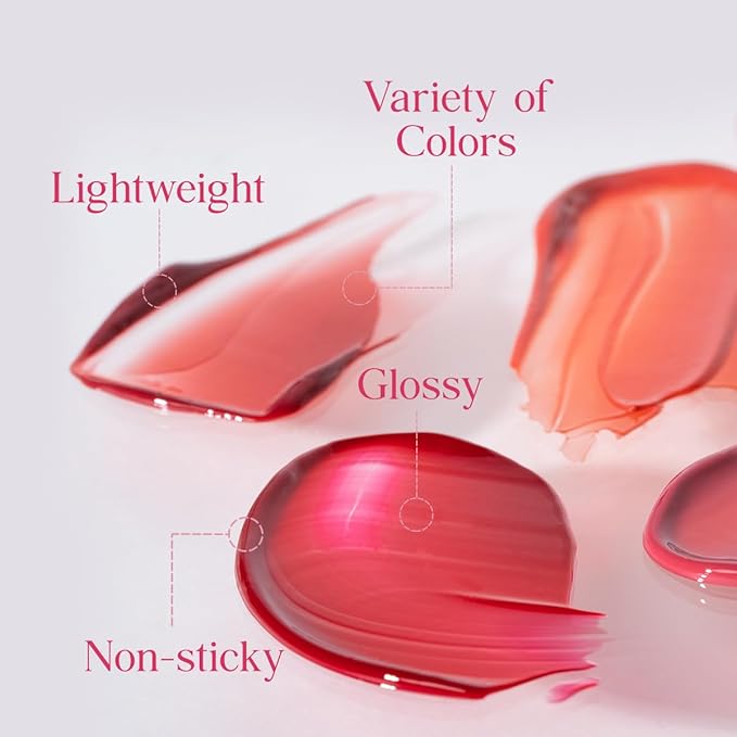 CLIO Crystal Glam Tint |Glossy Finish, Lightweight, Weightless, Buildable, Glass-Like, Smoothing, Long-Lasting, Vivid, Transparent, Shiny, Moisturizing, Hydrating (06 Daily Mauve)