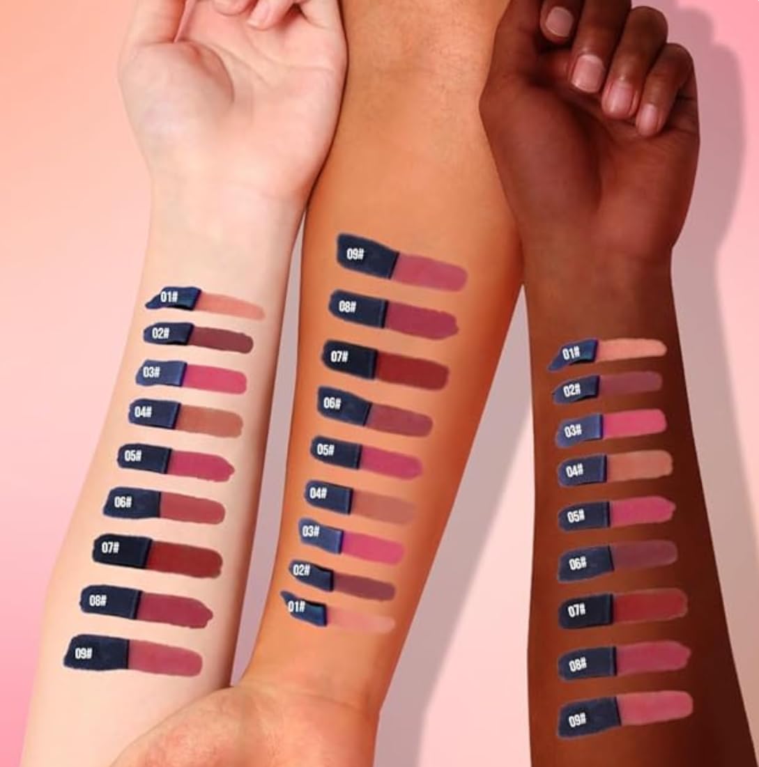 Lip Stain - Wipe-Off & Peel Off Lip Color | Waterproof, Long Lasting, Transfer-Resistant, Smudge-Proof Lip Tint | Easy Wipe Finish, High Pigment | All-Day Vibrant Kiss-Proof Lip Stain, dusty rose