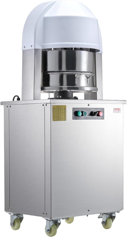 VEVOR Dough Divider,20PCS Electric Dough Divider Machine,2.12oz-9.17oz Equal Dough Press Dough Cutting with 304 SS Tray and Copper Motor Divider for Bakery,Restaurant,Commercial Food Preparation