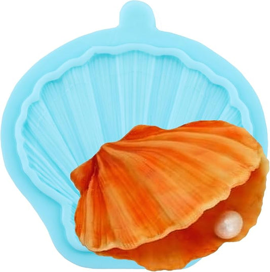 Clam Shell Fondant Silicone Molds for Cake Decoration Cupcake Topper Chocolate Candy Gum Paste Polymer Clay