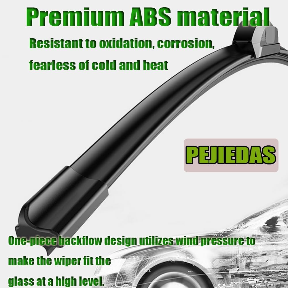 OEM Quality Front Wiper Blades, Replacement for 2014-2021 Nissan Rogue,2017-2021 Honda CR-V, OE Original Style (26 Inch + 17 Inch Front Wiper Blades)