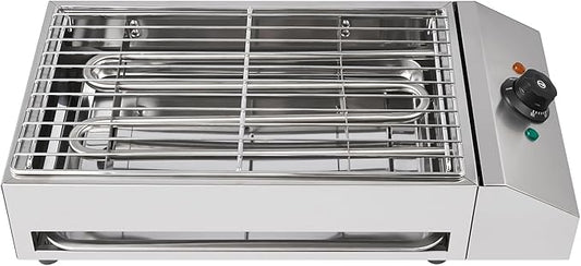 1800W Countertop Electric Griddle Flat Top Grill - Portable Barbecue, Smokeless Indoor, Non-Stick Cooking, Removable Plate BBQ With Temperature Control 110V