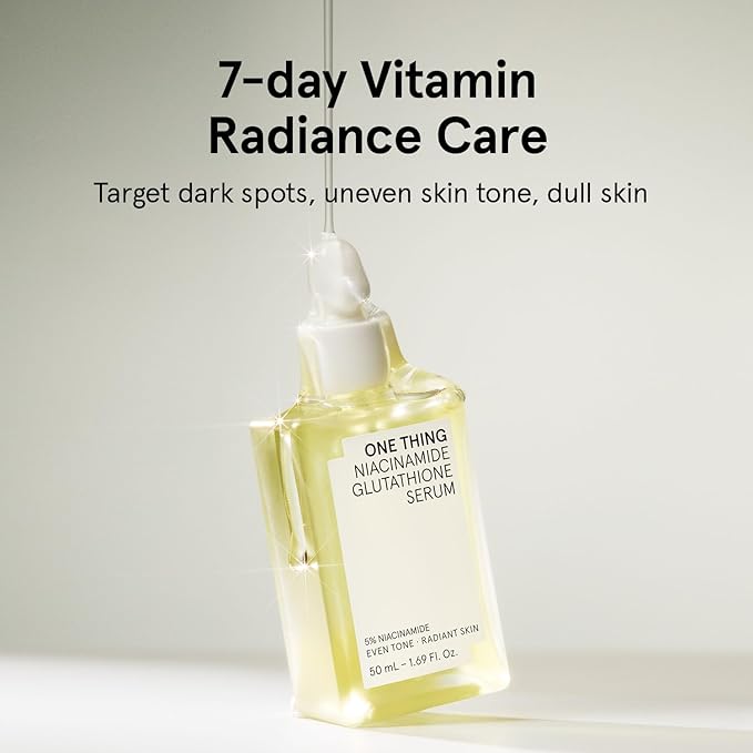 ONE THING Niacinamide Glutathione Serum (1.69 fl.oz / 50ml), Korean Skincare, Hydrating and Soothing serum for face