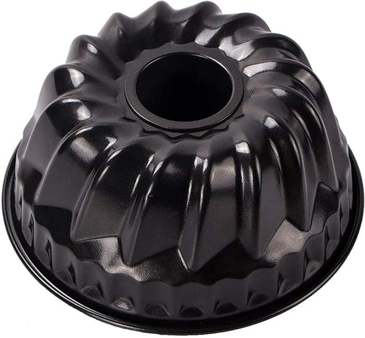 Webake 7 Inch Fluted Tube Pan Non-stick, Heavy Duty Carbon Steel Kugelhopf Cake Baking Mold for 6QT 8QT Insta Pot
