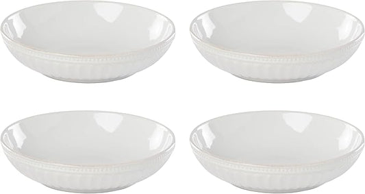 Lenox 895708 French Perle Groove Pasta Bowls, Set Of 4