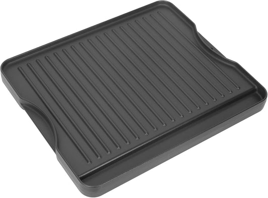 Cast Iron Cooking Griddle for Camp Chef, Reversible Double-sided Griddle for All Camp Chef 14" x 16" Outdoor Stoves 2 Burner Stove Explorer 2-Burner, 3-Burner, 2X, 3X, Single Burner Stove，1 Pack