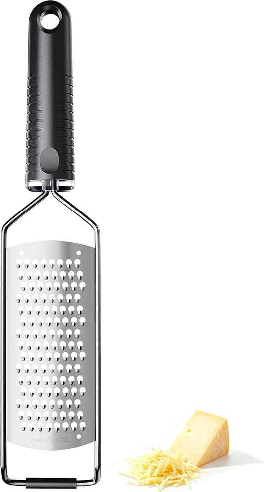 Cheese Grater with Non-Slip Handle, Extra Coarse Grater,L12" X W2.5"