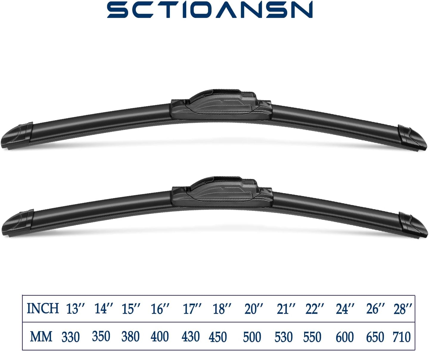 3 Wipers Set for Ford Expedition 2018 2019 2020 2021 2022 2023, Windshield Wiper Blades Original Equipment Replacement Front and Rear- 22"/22"/11W" (Pack of 3) J- HOOK