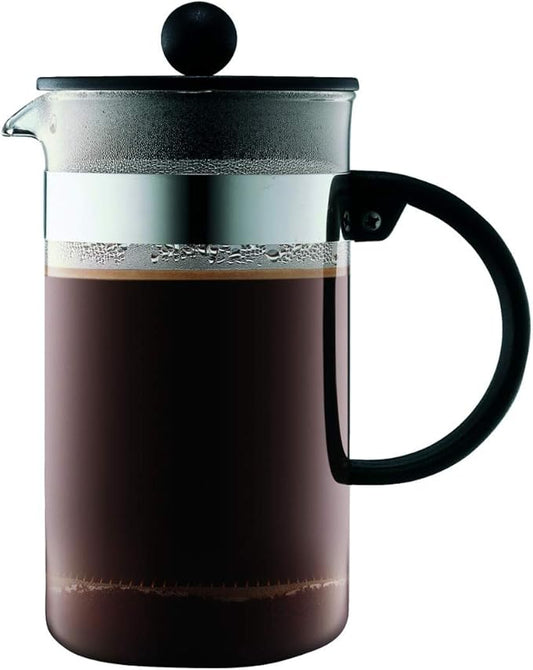 Bodum BISTRO NOUVEAU Coffee Maker (French Press System, Dishwasher Safe, 1.0 L/34 oz) - Black