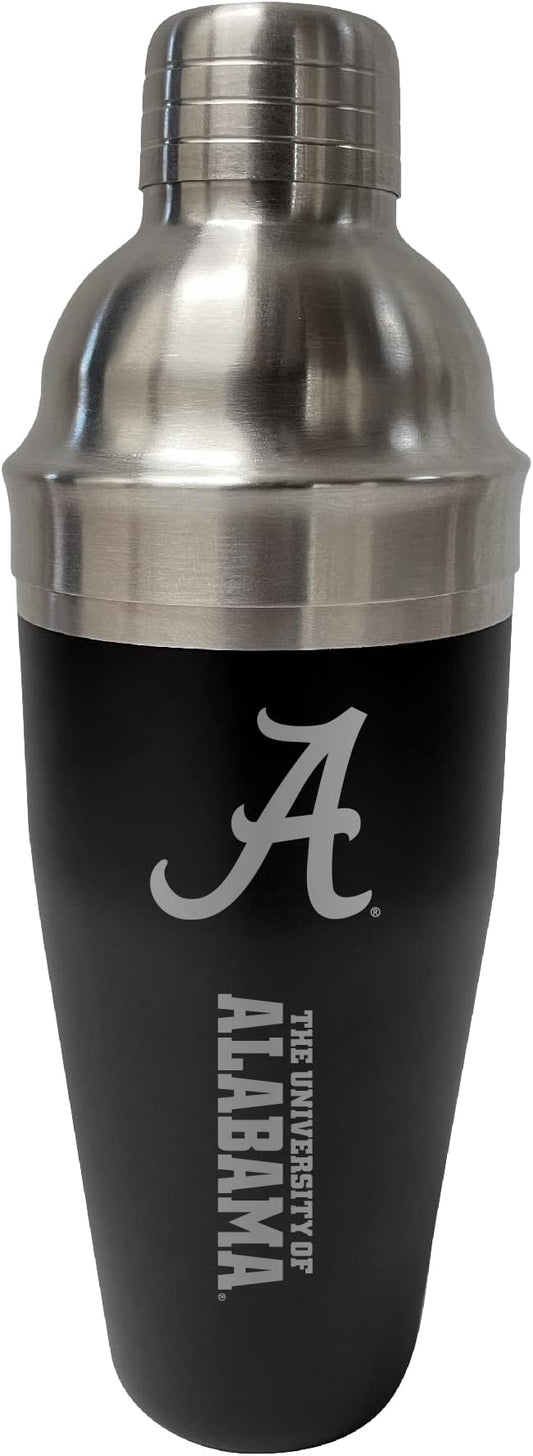 Alabama Crimson Tide 24 oz Stainless Steel Cocktail Shaker Officially Licensed Collegiate Product