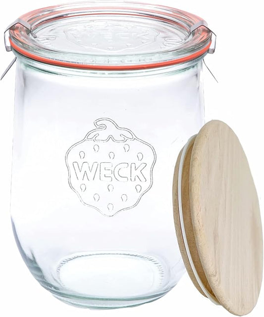 Weck 745 Tulip Jars (Weck 745 // Wooden Lid)