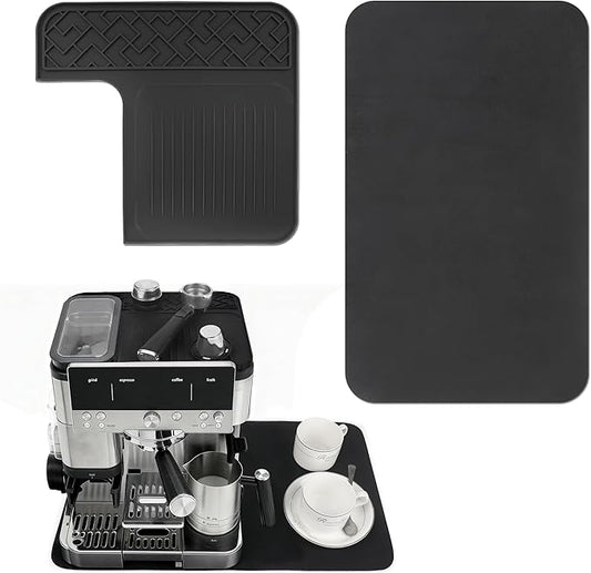 Top Mat for Ninja Luxe Espresso Coffee Machine ES601 Waterproof Heat-Resistant, Coffee Mat for Countertops Accessories Fit Under Coffee Machine Drying Mat, Bar Mats Accessories for Ninja Cafe