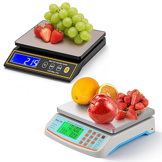 Bonvoisin 66lb/ 30kg Baking Kitchen Scale & Commercial Food Scale