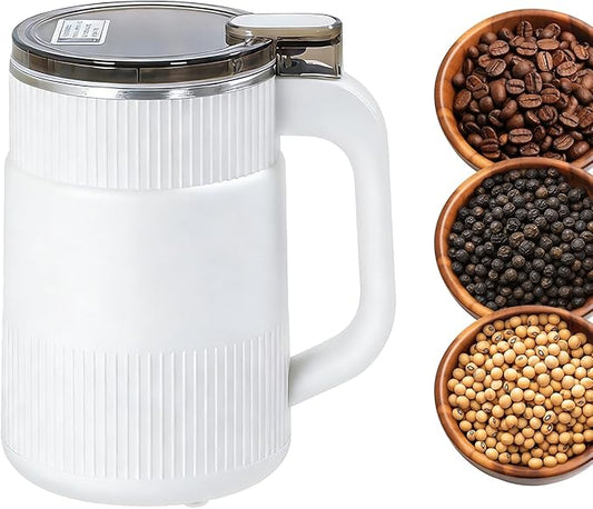 Electric Coffee Grinder & Spice Grinder, 200W Fast Grinding with Stainless Steel Blades 500ML | for Coffee Beans, Nuts, Seeds | Dry Food Mill | Mini Kitchen Grinder With handle