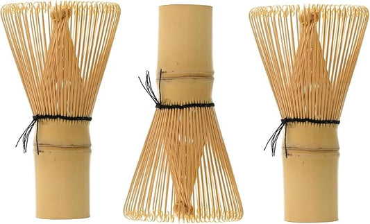Matcha Whisk Bamboo Matcha Whisk for Traditional Starter Tool, Handcrafted Organic Traditional Japanese Chasen, Matcha Stirrer Wisk Mixer Brush for Authentic Tea Preparation (3)