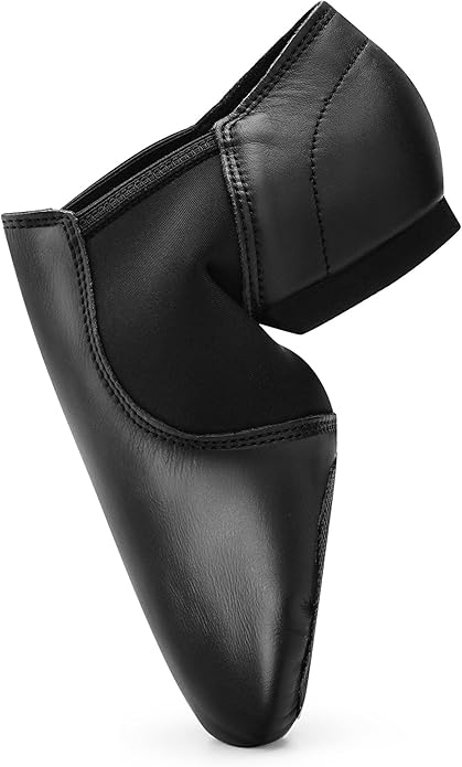 Stelle Jazz Shoes for Women Men Leather Upper Slip-on Dance Shoes Unisex