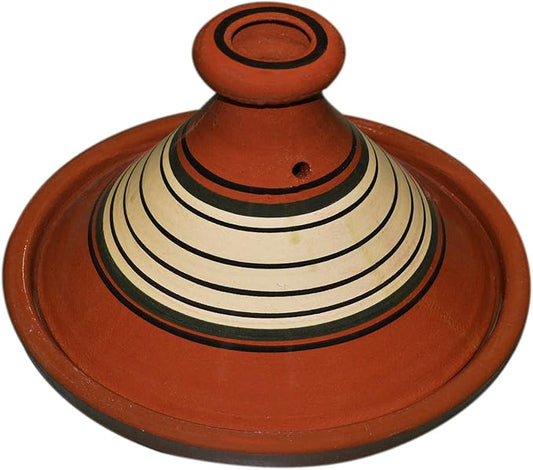 Moroccan Cooking Tagine 100% HANDMADE Clay Cookware (Lead Free)