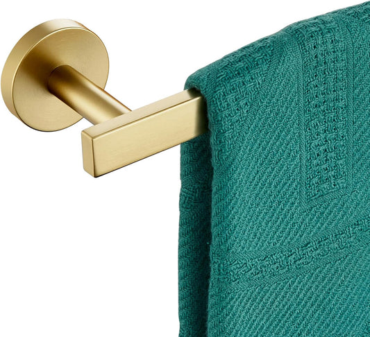 20 Inch Bathroom Towel Bar Bath Towel Rack Kitchen Towel Holder Towel Shelf Wall Mounted SUS304 Stainless Steel Brushed Gold AN4001GD-L20