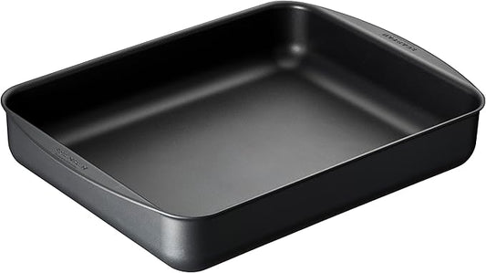 Scanpan Classic 7.5 QT (17 inch x 12.5 inch) Nonstick Roasting Pan – Compatible with Gas and Electric Stovetops, Metal Utensil Safe, Oven Safe to 500°F, Dishwasher Safe