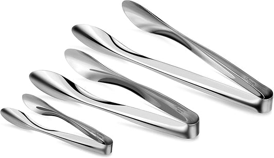 Artaste 43167 Rain 18/10 Stainless Steel Utility Tongs, Set of 3