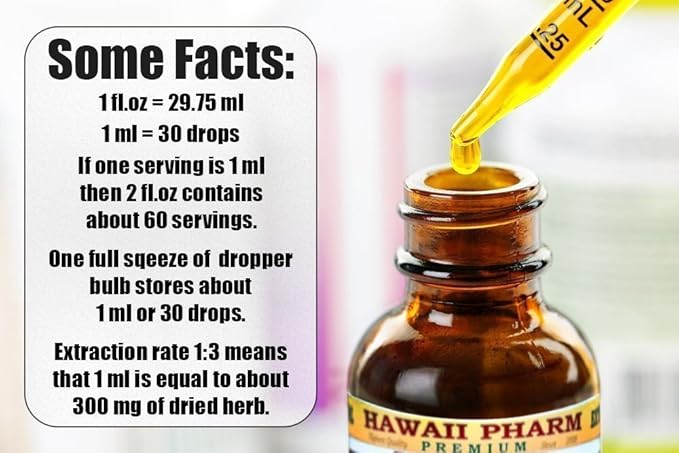 Garlic Alcohol-Free Liquid Extract, Organic Garlic (Allium sativum) Dried Powder Glycerite Hawaii Pharm Natural Herbal Supplement 2x2 oz