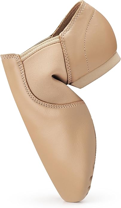 Stelle Jazz Shoes for Women Men Leather Upper Slip-on Dance Shoes Unisex