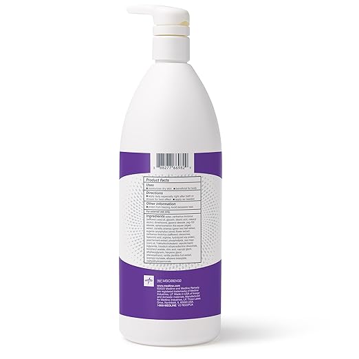 Medline Remedy Clinical Skin Cream, Nourishing Formula for Dry Skin, 32 oz. Pump Bottle