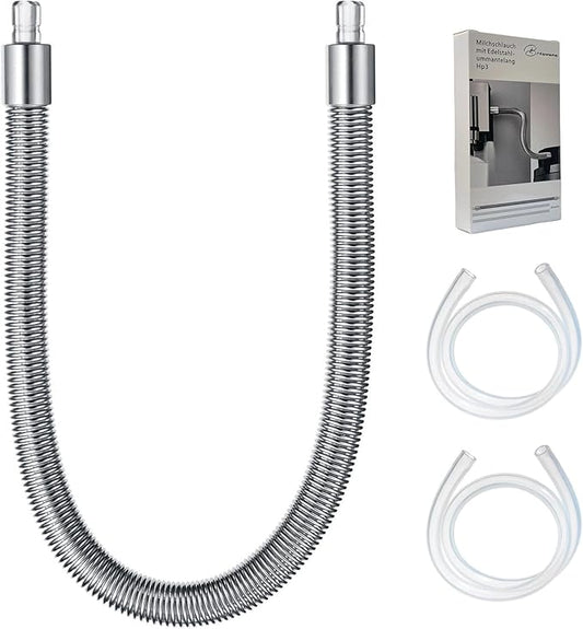 Stainless Steel Milk tube HP3 Suitable for JURA coffee machines E8/S8/Z6/Z10/J6/Z8/X8/GIGA X3/X3c/X8/X8c Professional (Gen. II) milk system