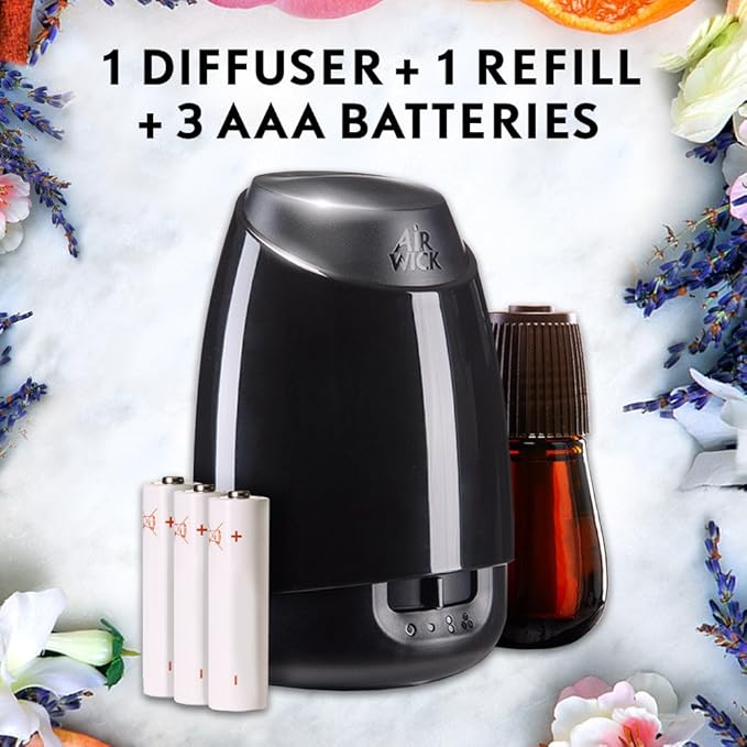 Air Wick Essential Oils Diffuser Mist Refill, Fresh Water Breeze, 1ct, Air Freshener