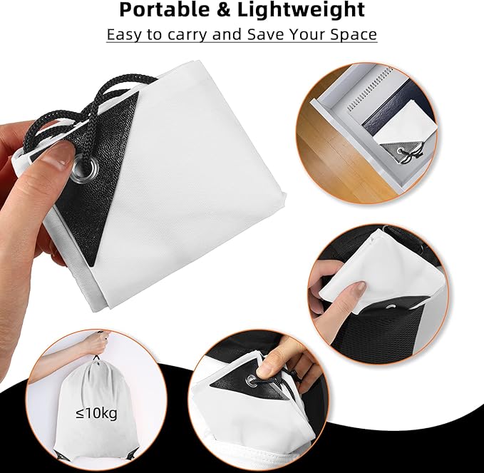 GoodtoU Drawstring Bags Bulk, 40 Pcs Draw String Bags Cinch Bag Drawstring Gym Bag Sackpack Drawstring Backpack for Women Men, White