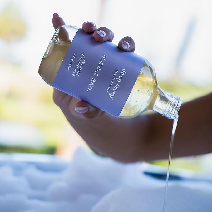 Deep Steep Bubble Bath, 17 oz (Lavender Chamomile)