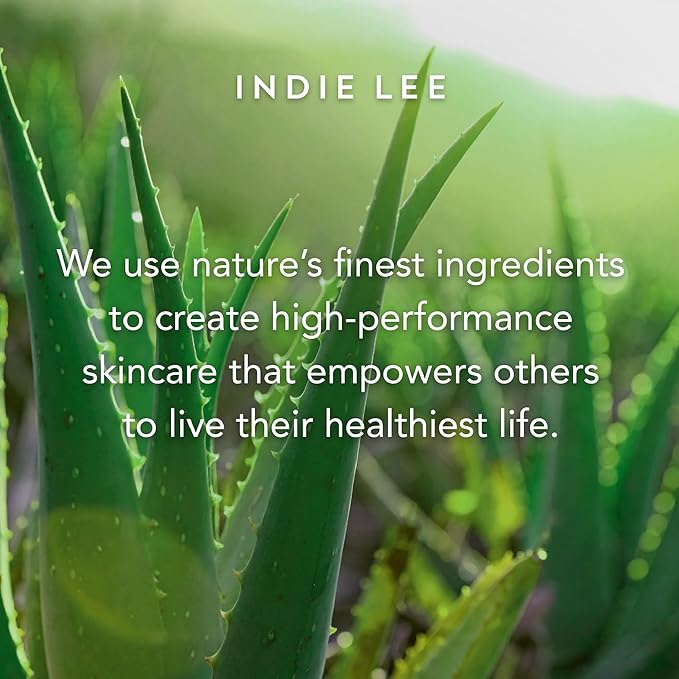 Indie Lee 100% Squalane Oil - Daily Face Oil & Hydrating Moisturizer for Dry Skin, Fine Lines and Wrinkles - Even Skin Tone, Brighten & Improve Texture (30ml)