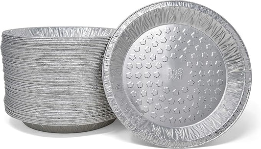 Fig & Leaf (360 Pack) Premium 9-Inch Pie Pans l Disposable Aluminum Foil l Heavy-Duty l Tin Plates for Tart Quiche Pies