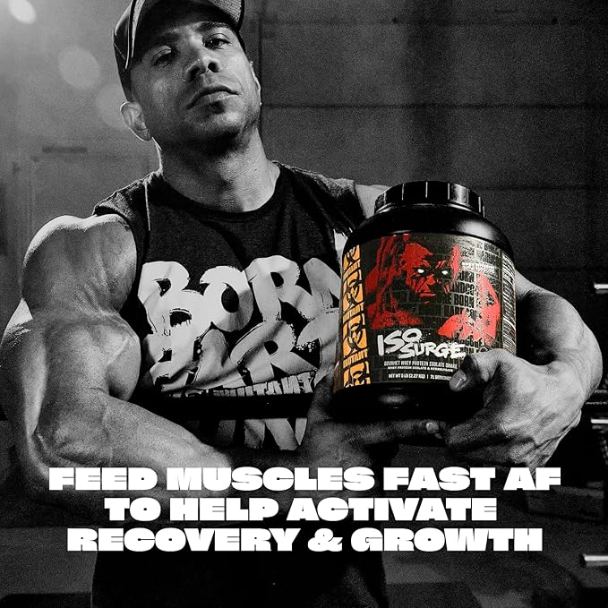 Mutant ISO Surge Whey Protein Isolate Powder Acts Fast to Help Recover, Build Muscle, Bulk and Strength, 5 lb - Cookies & Cream